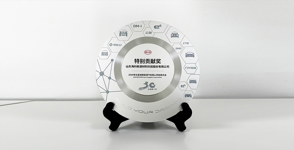 开云在线（中国）唯一官方网站连续四年再度荣获比亚迪2024年“特别贡献奖”